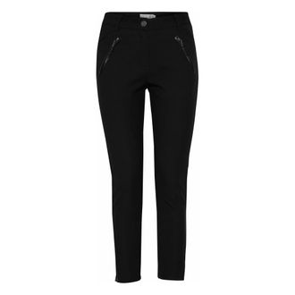 b.young Dames, Broeken, Zwart, Maat: M