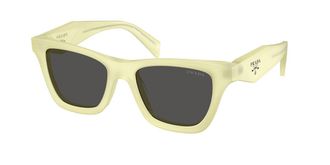 Prada PR C07S 21G08Z Womens Sunglasses Yellow Size 51