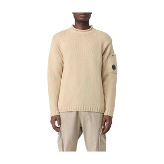 C.P. Company C.p. Company, Heren, Truien, Beige, Maat: L Wol
