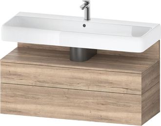 Duravit Duravit - Qatego Mueble Bajo Lavabo, 1 Extra&iacute;ble Y 1 Caj&oacute;n
