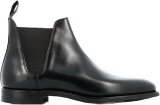 Crockett & Jones Chelsea 8 - Heren - Chelseaboots - Zwart - 42 1/2 EU - Leer - Schoenen