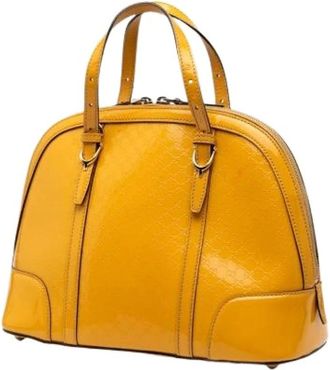 Gucci Pre-owned Handbags, female, Yellow, Size: ONE SIZE Pre-owned Vintage Handbag
