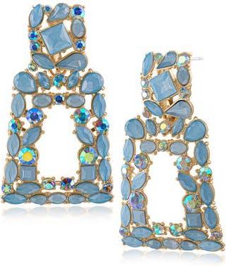 Jardin Mosaic Crystal Geometric Drop Earrings in Blue/Gold at Nordstrom Rack