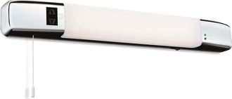 Netlighting Slimline LED Bathroom Shaver Light (Switched) Chrome