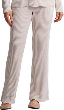 Barefoot Dreams CozyChic Ultra Lite Rib Wide Leg Pants in Chai at Nordstrom Rack, Size X-Large