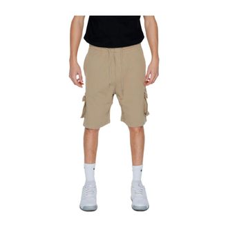 Pharmacy Industry Hombre, Pantalones cortos, Beige, Talla: L