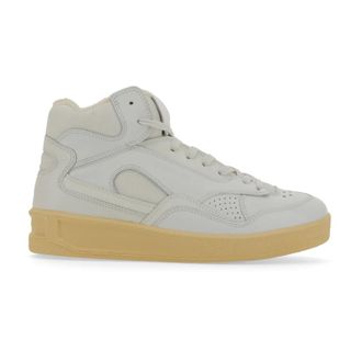 Jil Sander Schoenen, Dames, Wit, 37 EU, Basket Sneaker