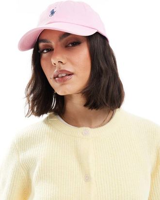 Polo Ralph Lauren Cappellino rosa con logo