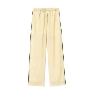 Plan C Wide Trousers, female, Beige, Size: L Riy07 Base Albume Riga Wide Trousers