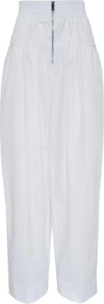 3.1 Phillip Lim elastic-waist drawstring trousers - women - Recycled Polyester/Cotton - S - White