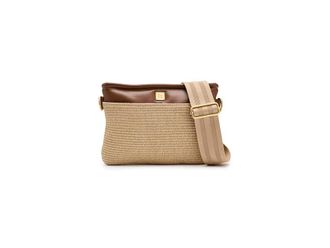 Think Royln Yacht Bum Bag 2.0 Tote Womens Handbags Dune Raffia, Polyester