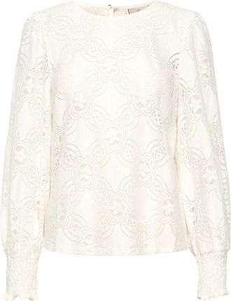 Kaffe Top - - Blouses & Shirts - Donna - Bianco - 2XL