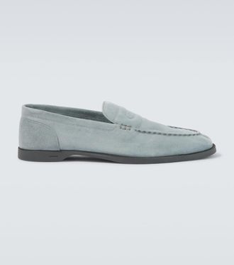 John Lobb Pace suede loafers