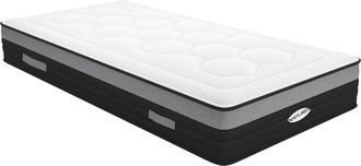 Vente-Unique Vente-unique - Materasso Singolo A Molle Insacchettate E Memory Foam 90 X 200 Cm Ibrido - Amarante Di Naturea