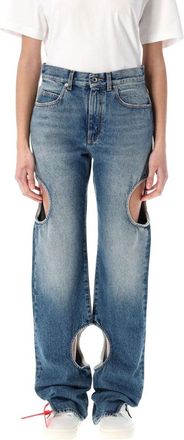 Off-white Relaxed-Fit Denim Jeans