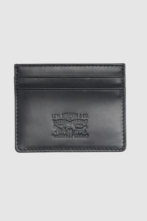 Levi's Tarjetero de piel - Hombre - One Size - Negro / Caviar