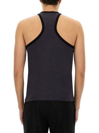 Courr&egrave;ges Cotton Scuba T-shirt - Black