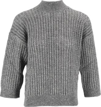 PESERICO Maglione in maglia - Knitwear - Mujer - Gris - L