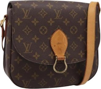 Louis Vuitton Pre-owned Vintage Cross Body Bag - Dames - Vintage Schoudertas - Bruin - ONE Size - Leer - Vintage