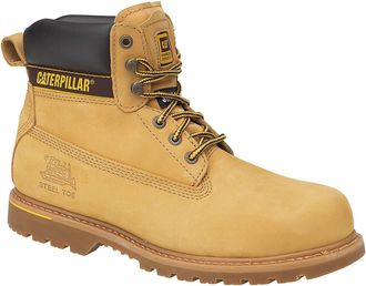 CAT Cat Footwear Mens Holton Work Boots, Multicolour Honig, 49 EU