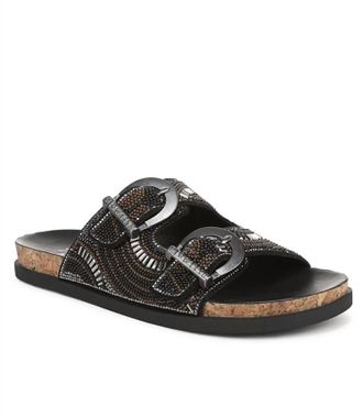 Blowfish Womens Lima Sandal In Black Met Stones