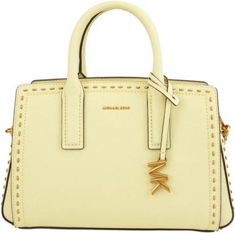 Michael Kors Satchel - Dames - Handtassen - Groen - ONE Size - Leer - Tassen