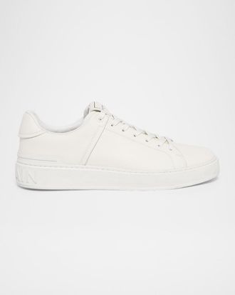 Balmain Men & apos;s B-Court Calfskin Low-Top Sneakers