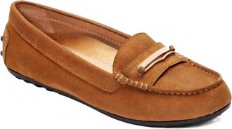Vionic Womens Honor Ashby Moccasin In Khaki