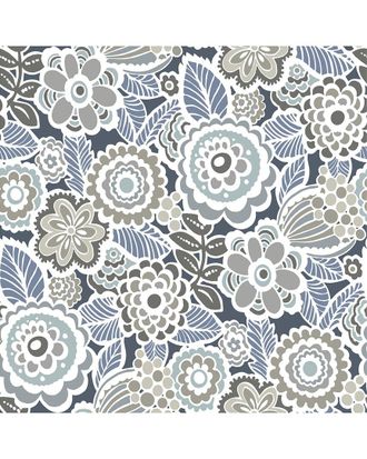 NuWallpaper Nuwallpaper Dream On Navy Peel & Stick Wallpaper