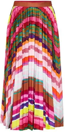Maison Common Multicolour Plissee Jersey Skirt at Nordstrom, Size Large
