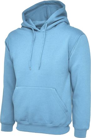 Generic Pullover Polycotton Hoodie Unisex Hooded Sweatshirt Front Pouch Pocket Casual Top XS to 6XL Workwear Many colours Winterwear Top Contemporary Fit (6XL