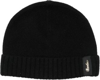 Borsalino City Beanie - Dames - Hoeden - Zwart - ONE Size - Kasjmier - Accessoires