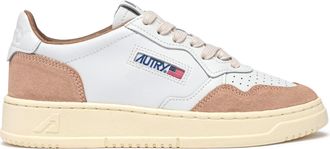 Autry Low-Top Sneakers with Soft Leather and Suede Accents