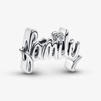 Pandora Handwritten Family Charm