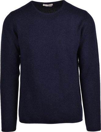 Daniele Fiesoli Cashmere Crewneck Sweater In Deep Blue