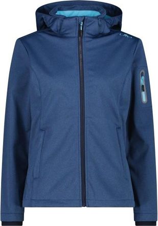 F.lli Campagnolo Jacket Zip Hood Melange Softshell Softshelljacke für Damen | blau