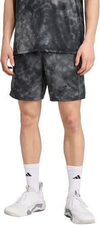 adidas Train Essentials Camo Shorts in Black at Nordstrom Rack, Size X-Large