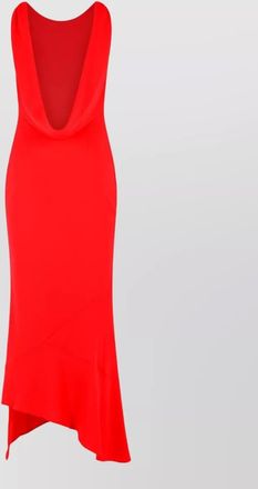 Andamane carmen sleeveless scoop neck polyester dress