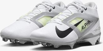 Nike Mens Nike Alpha Menace 4 Pro FD7037-100 Boot White Sliver Football Cleats UWU840