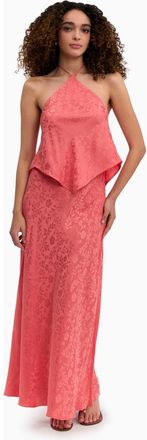 Rebecca Taylor Emery Jacquard Skirt in Coral Blush at Nordstrom, Size X-Small