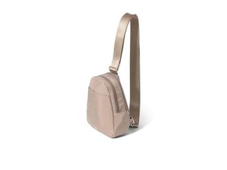 Baggallini Double Zip Mini Sling Handbags Moonrock, Nylon/Polyester