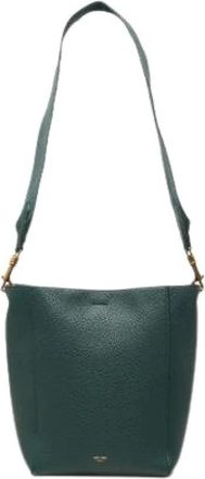 Celine Pre-owned Small Seau Sangle Bag - Dames - Vintage Tas - Groen - ONE Size - Leer - Vintage