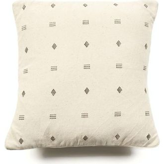 Studio Variously Nira Indigo Hand Spun Organic Cotton Handloom Pillow - Cover Only in White/indigo at Nordstrom