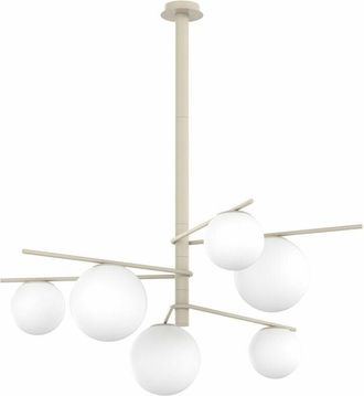 Top-Light Top-light - Lampadario moderno top light boomerang 1200 6 e27 led lampada soffitto sfere vetro