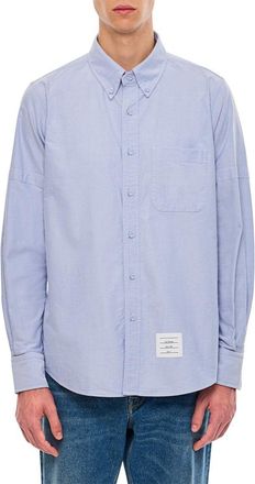 Thom Browne Light Blue Cotton Shirt