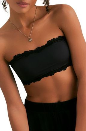 Free People Charlie Bandeau Bra in Black at Nordstrom, Size X-Small