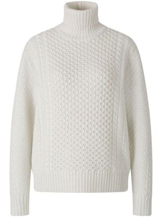 Fabiana Filippi cable-knit sweater - women - Viscose/Silk/Cashmere/Polyester/Wool - 40 - White