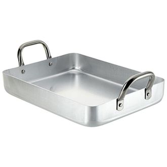 Lacor Teglia da forno in alluminio per arrosti. 60x40x9cm 20560f lacor