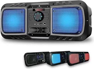Trade Shop Trade Shop - Altoparlante Speaker Cassa Amplificata Bluetooth Kts-1082 Radio Fm Tf Usb Aux Mic