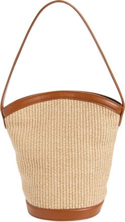 Reformation Giuliana Bucket Bag in Natural Raffia at Nordstrom